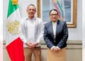 Foto: Secretaría de Gobernación // Francisco Vázquez Jiménez y Rosa Icela Rodriguez.