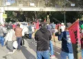 Marcha de MULT provoca bloqueo en la Carretera 190 y congestionamiento en Oaxaca