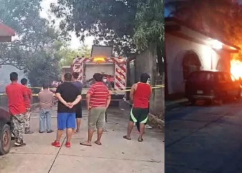 Infierno en salina cruz: incendio mata a dos niños y un adulto