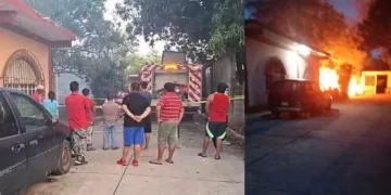 Infierno en salina cruz: incendio mata a dos niños y un adulto