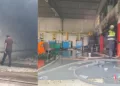 ¡Fuego en un edificio abandonado! Incendio alerta en antiguas instalaciones del Sur en Juchitán
