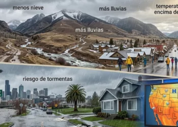 El Niño amenaza con cambiar el invierno en Estados Unidos: más lluvias, menos nieve y temperaturas por encima de lo normal
