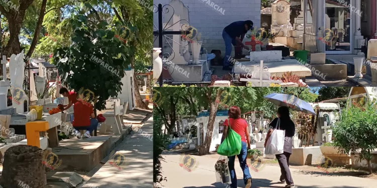 Flores, veladoras y recuerdos: Oaxaca prepara sus panteones para recibir a sus muertos