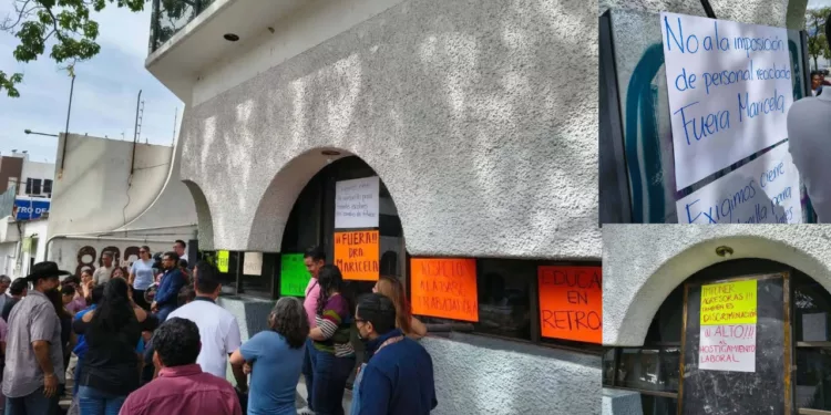 Estalla la SEP Oaxaca: “¡Fuera Maricela!”: trabajadores denuncian hostigamiento laboral