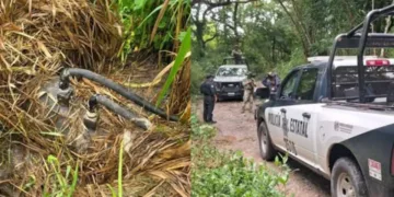 Hallan toma clandestina de combustible dentro de un rancho en el Istmo de Oaxaca