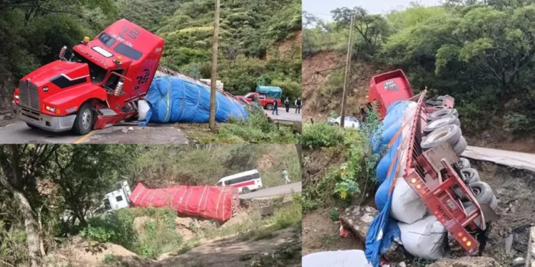 Tres tráileres fuera del camino en menos de un mes: encienden alertas en la Cañada